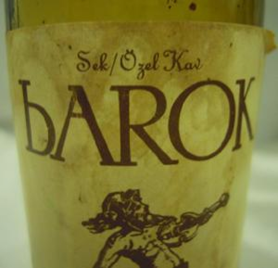 MİNYATÜR İÇKİ ŞİŞESİ KOLEKSİYON BAROK SEK / ÖZEL KAV MARMARA BÖLGESİ ÜZÜMLERİNDEN YAPILMIŞTIR DERECE : 11 % 12 % 70 CL 