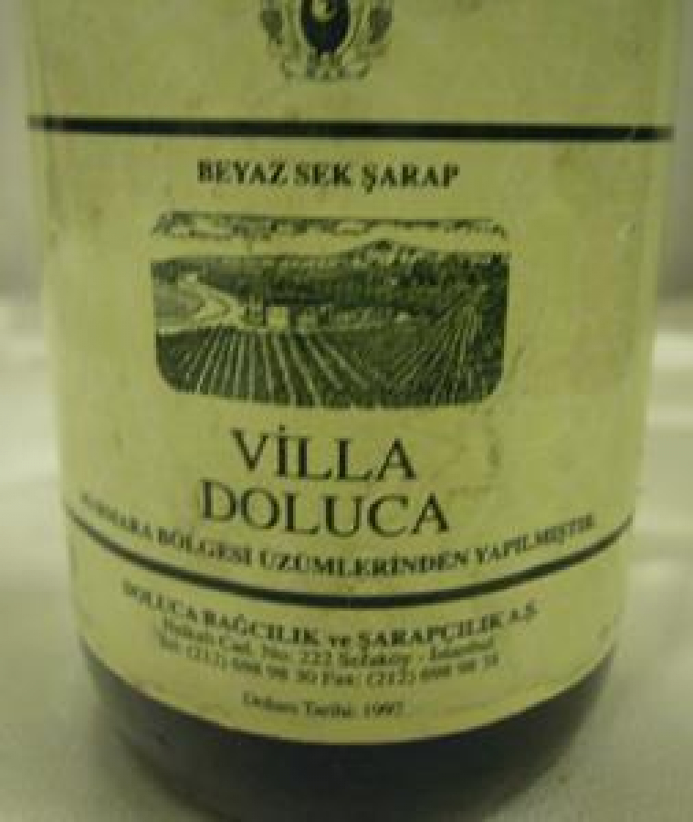 MİNYATÜR İÇKİ ŞİŞESİ KOLEKSİYON BEYAZ SEK ŞARAP 