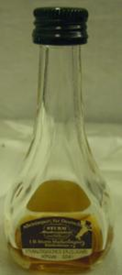 MİNYATÜR İÇKİ ŞİŞESİ KOLEKSİYON CALVADOS CARTE VERTE GILBERT J.B. STURM MARKENIMPORT RÜDESHEİM FRANZOSISCHES ERZEUGNIS 40% VOL. 0,041 