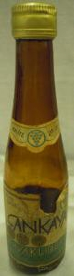 MİNYATÜR İÇKİ ŞİŞESİ KOLEKSİYON ÇANKAYA KAVAKLIDERE ŞARAPLARI LTD. ŞTİ. ANKARA 1929. DERECE 11-12 