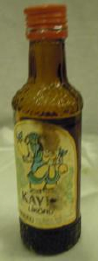 MİNYATÜR İÇKİ ŞİŞESİ KOLEKSİYON KAYISI LİKÖRÜ TEKEL 5 CL ALKOL DERECESI 27 % 