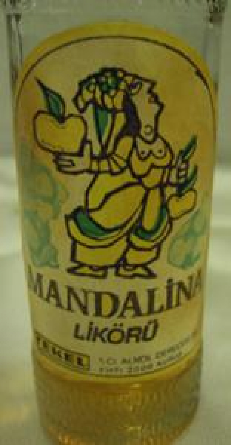 MİNYATÜR İÇKİ ŞİŞESİ KOLEKSİYON MANDALİNA LİKÖRÜ TEKEL 5 CL ALKOL DERECESİ 30 % 