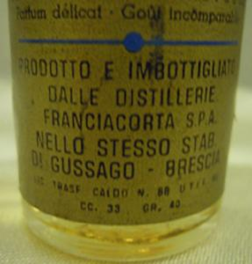 MİNYATÜR İÇKİ ŞİŞESİ KOLEKSİYON NAPOLEON BRANDY GRAND RESERVE FRANCIACORTA CC 33. GR 40% 