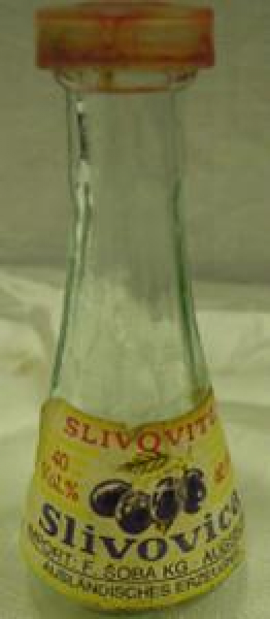 MİNYATÜR İÇKİ ŞİŞESİ KOLEKSİYON SLIVOVITZ 40 VOL% 40 ML 