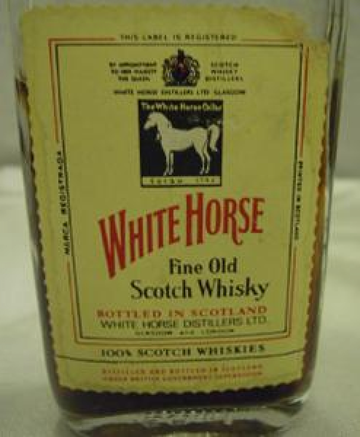 MİNYATÜR İÇKİ ŞİŞESİ KOLEKSİYON WHITE HORSE FİNE OLD SCOTCH WHİSKY 100% SCOTCH WHISKIES 