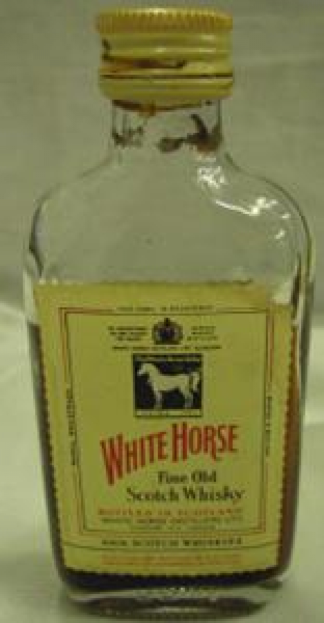 MİNYATÜR İÇKİ ŞİŞESİ KOLEKSİYON WHITE HORSE FİNE OLD SCOTCH WHİSKY 100% SCOTCH WHISKIES 