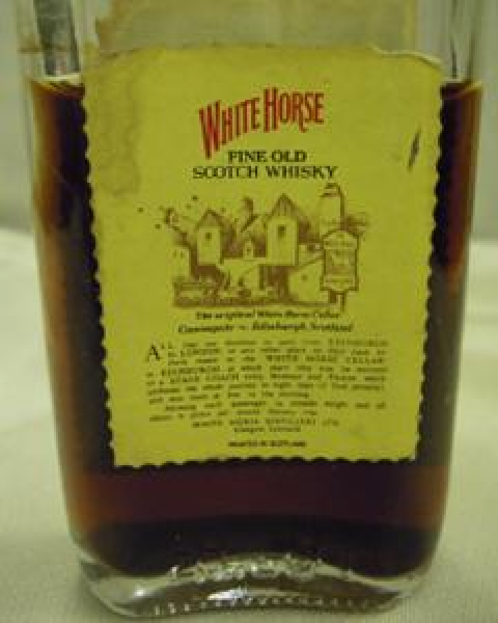 MİNYATÜR İÇKİ ŞİŞESİ KOLEKSİYON WHITE HORSE FİNE OLD SCOTCH WHİSKY 100% SCOTCH WHISKIES 