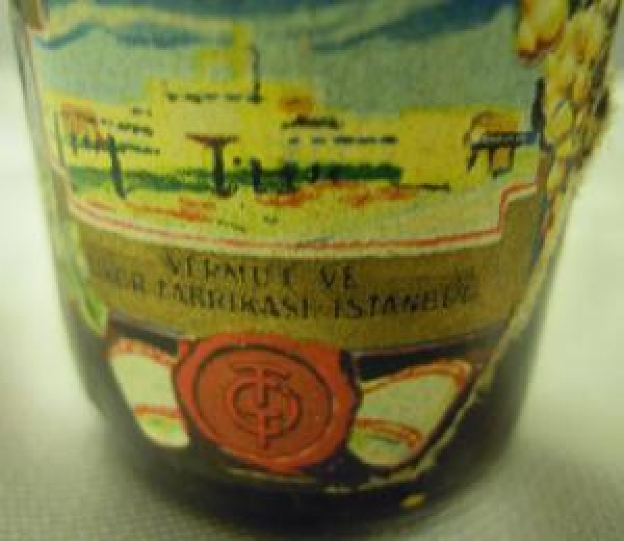 MİNYATUR ŞİŞE VERMUT VERMOUTH VERMUT VE LİKÖR FABRİKASİ İSTANBUL 