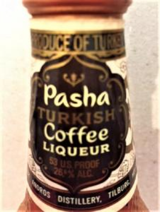 PASHA TÜRKISH KAFFEE LIQUEUR ŞİŞESİ BOŞ ÜRÜNDÜR KAHVE LİKORU KOLEKSİYON