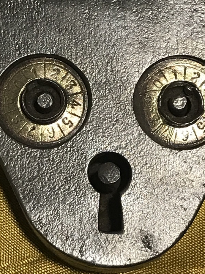 CİFT ŞİFRELİ METAL ASMA KİLİT