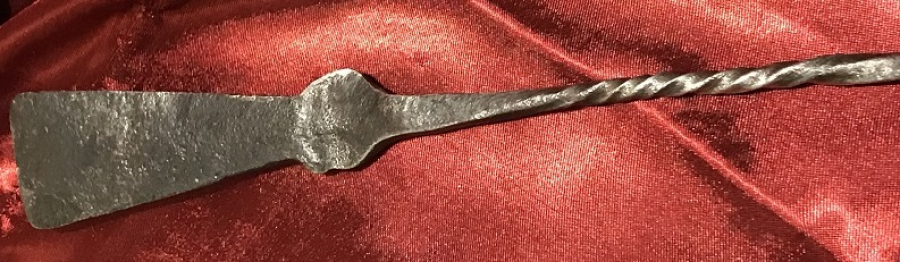 OSMANLI TEKKE İŞİ MANGAL KÖZ KARIŞTIRICI 53 CM UZUNLUKDA