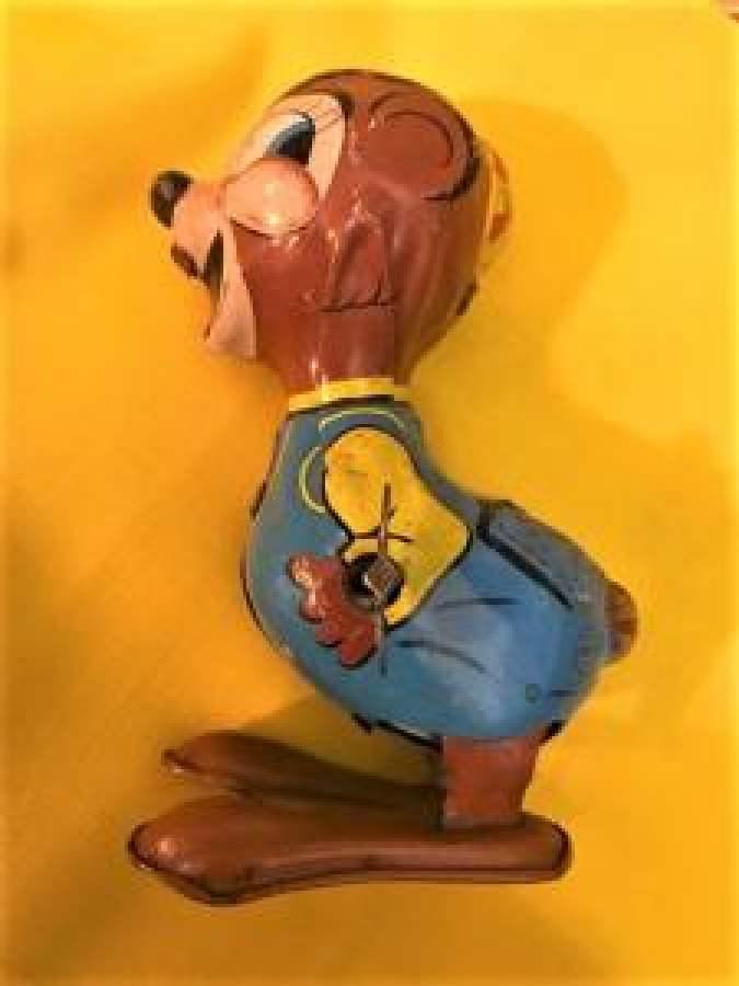 LİNE MAR TOYS JAPAN LİNEMAR CO TENEKE MEKANİK KURMALI ZIP - ZIP ÖRDEK 12 CM BOYUNDADIR SORUNSUZ CALIŞMAKTADIR