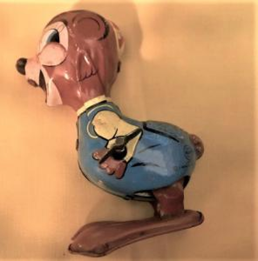 LİNE MAR TOYS JAPAN LİNEMAR CO TENEKE MEKANİK KURMALI ZIP - ZIP ÖRDEK 12 CM BOYUNDADIR SORUNSUZ CALIŞMAKTADIR