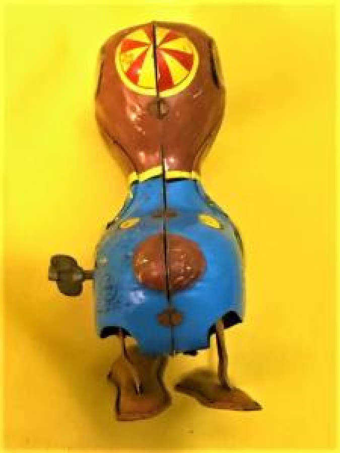 LİNE MAR TOYS JAPAN LİNEMAR CO TENEKE MEKANİK KURMALI ZIP - ZIP ÖRDEK 12 CM BOYUNDADIR SORUNSUZ CALIŞMAKTADIR