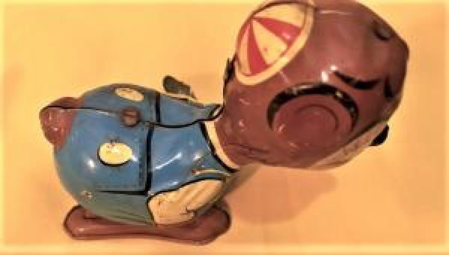 LİNE MAR TOYS JAPAN LİNEMAR CO TENEKE MEKANİK KURMALI ZIP - ZIP ÖRDEK 12 CM BOYUNDADIR SORUNSUZ CALIŞMAKTADIR