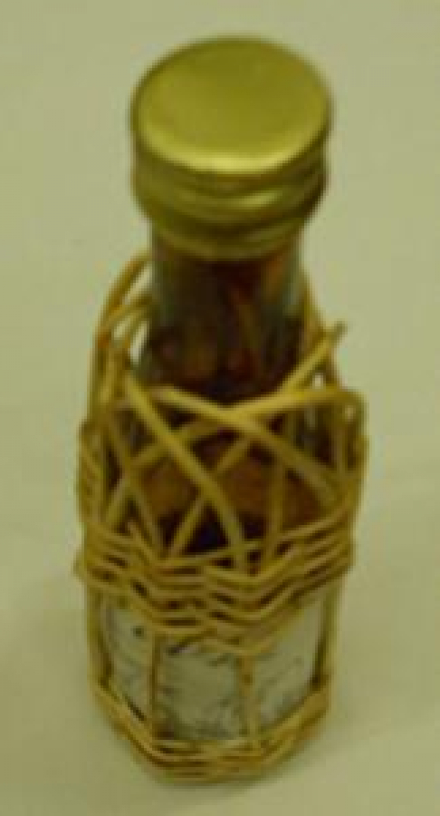 TÜRKELİ AVŞA ADA KARASI KOLEKSİYON UFAK MİYATÜR ŞİŞE 