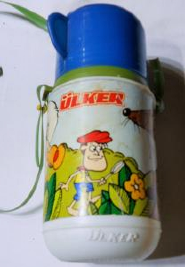 ÜLKER BESLENME ÇANTASI BERABER KULLANILAN PLASTİK SU MATARA 