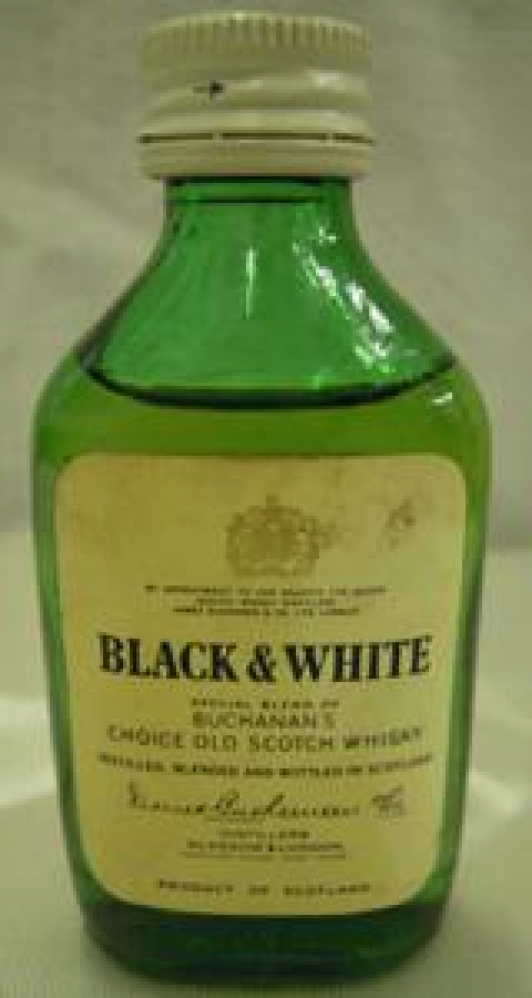 BLACK &WHITE SPECIAL BLEND OF MİNYATÜR İÇKİ ŞİŞESİ KOLEKSİYON 