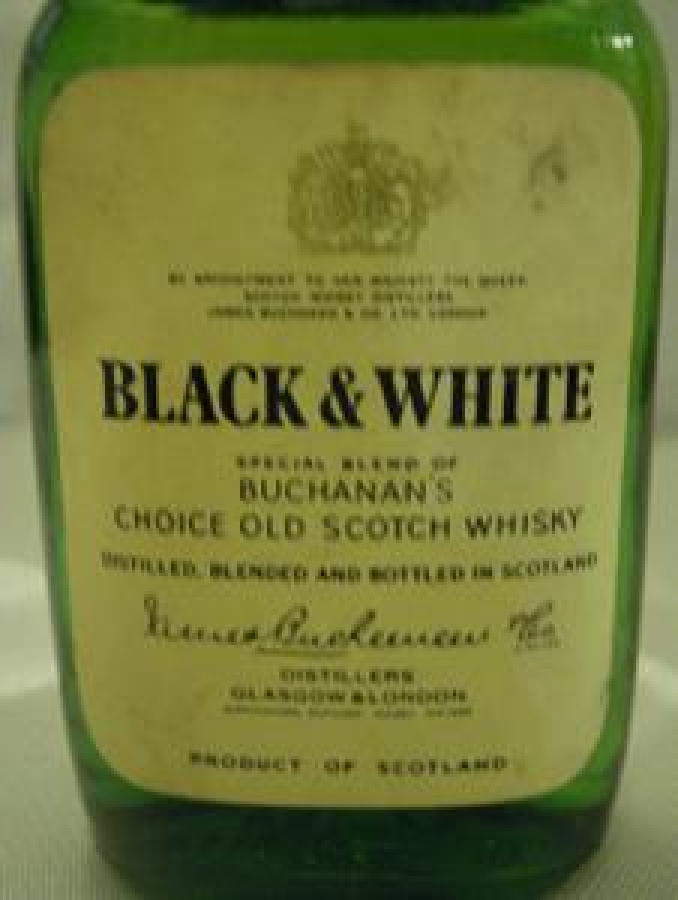 BLACK &WHITE SPECIAL BLEND OF MİNYATÜR İÇKİ ŞİŞESİ KOLEKSİYON 