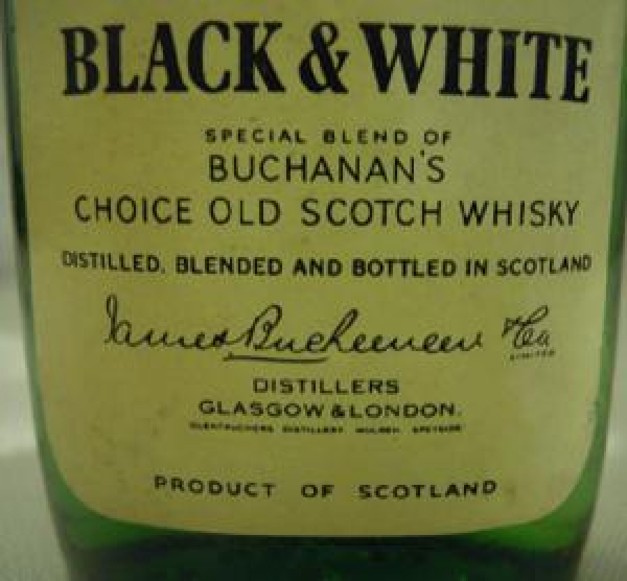 BLACK &WHITE SPECIAL BLEND OF MİNYATÜR İÇKİ ŞİŞESİ KOLEKSİYON 