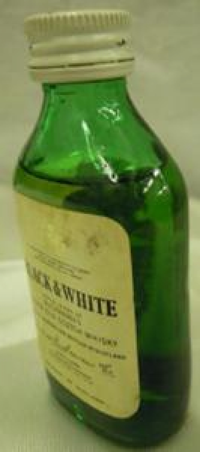 BLACK &WHITE SPECIAL BLEND OF MİNYATÜR İÇKİ ŞİŞESİ KOLEKSİYON 