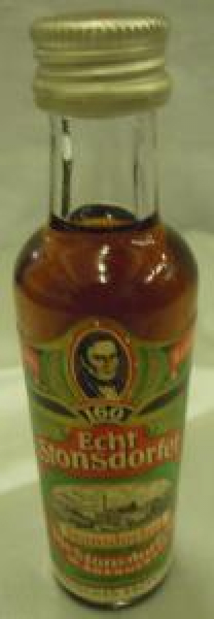 MİNYATÜR İÇKİ ŞİŞESİ KOLEKSİYON 160 ECHT STONSDORFER STONSDORFERL 32 % VOL DİE STONSDORFEREİ W.KOERNER & CO 1810- 1970 