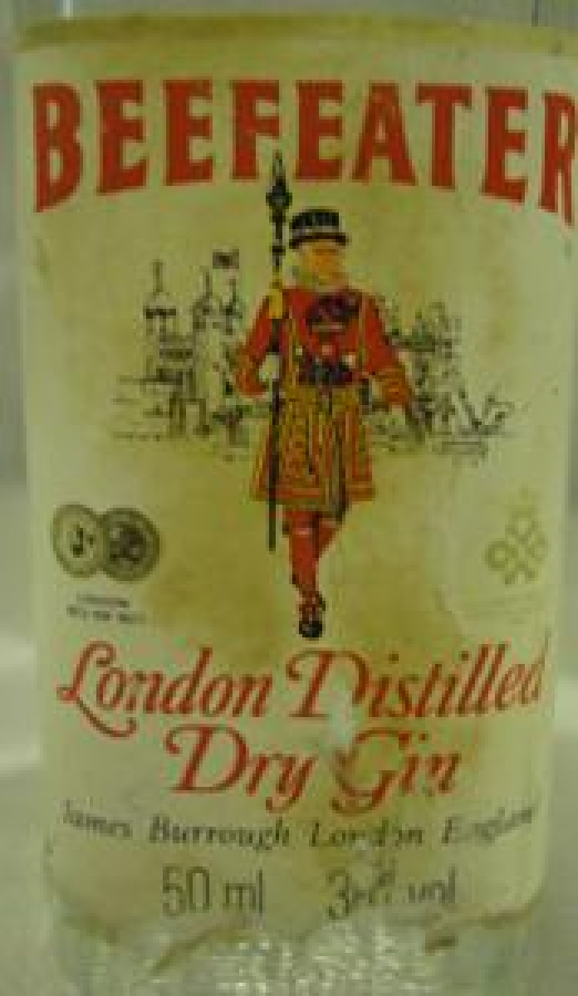MİNYATÜR İÇKİ ŞİŞESİ KOLEKSİYON BEEFEATER LONDON DİSTİLLED DRY ÇİN