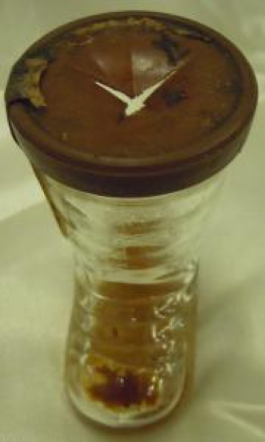 MİNYATÜR İÇKİ ŞİŞESİ KOLEKSİYON BOŞ ŞİŞE AYAKKABI FORMUNDA 