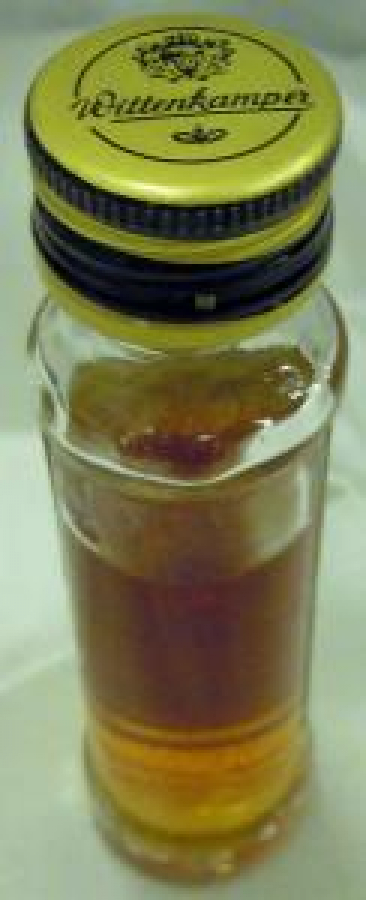 MİNYATÜR İÇKİ ŞİŞESİ KOLEKSİYON HALBBITTER WITTENKAMPER MARKEN-SPIRITUOSEN REINBEK 33 % VOL. 0.02 L 