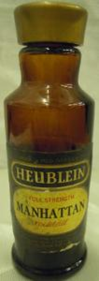 MİNYATÜR İÇKİ ŞİŞESİ KOLEKSİYON HEUBLEIN FULL STRENGTH MANHATTAN COCKTAİL 