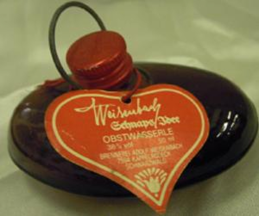 MİNYATÜR İÇKİ ŞİŞESİ KOLEKSİYON OBSTWASSERLE 38 % 50 ML BRENNEREI ADOLF WEISENBACH 7594 KAPPELRODECK SCHWARZWALD 