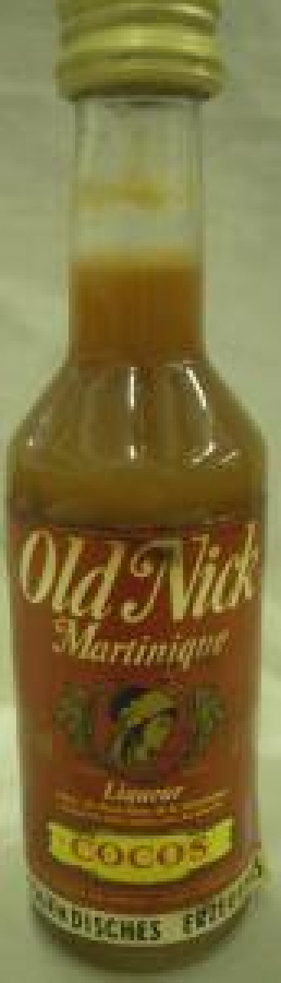 MİNYATÜR İÇKİ ŞİŞESİ KOLEKSİYON OLD NİCK MARTİNİQUE 