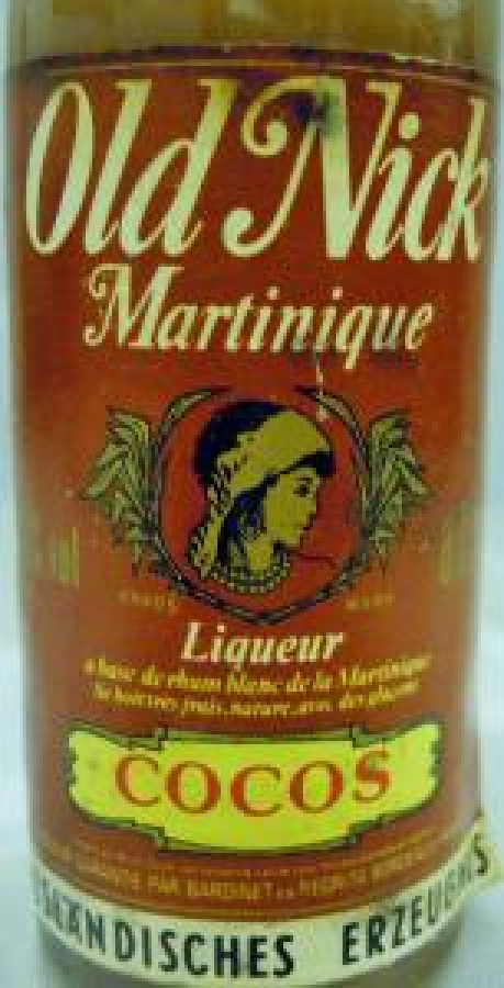 MİNYATÜR İÇKİ ŞİŞESİ KOLEKSİYON OLD NİCK MARTİNİQUE 