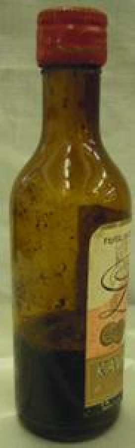 MİNYATÜR İÇKİ ŞİŞESİ KOLEKSİYON PEMPE ROZE KAVAKLISERE ŞARAPLARI LTD. ŞTİ. ANKARA 1929