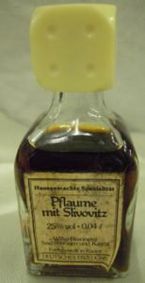 MİNYATÜR İÇKİ ŞİŞESİ KOLEKSİYON PFAUME MİT SLİVOVİTZ 25 % VOL. 0.04 