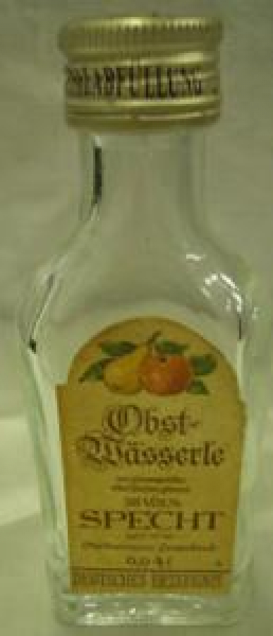MİNYATÜR İÇKİ ŞİŞESİ KOLEKSİYON SPECHT DEUTSCHES ERZEUGNIS 38 VOL % 