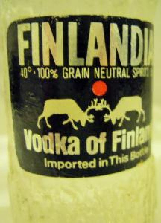 MİNYATÜR İÇKİ ŞİŞESİ KOLEKSİYON VOTKA OF FINLANDIA 40. 100 % GRAIN NEUTRAL SPIRITS 5 CL 
