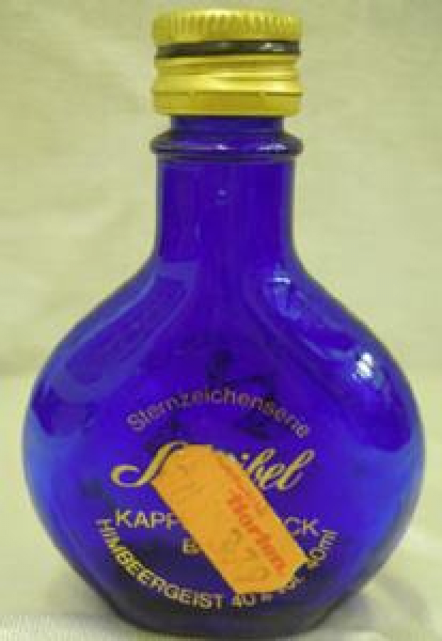 MİNYATÜR İÇKİ ŞİŞESİ KOLEKSİYON WAAGE HEİTER AKTİV EİNGEBİLDET HIMBEERGEIST 40 % 24.9 23.10 