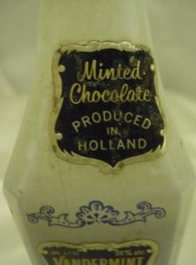 MİNYATÜR OPALİN İÇKİ ŞİŞESİ KOLEKSİYON VANDERMINT BOŞ ŞİŞE 