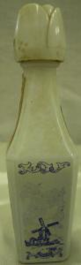 MİNYATÜR OPALİN İÇKİ ŞİŞESİ KOLEKSİYON VANDERMINT BOŞ ŞİŞE 