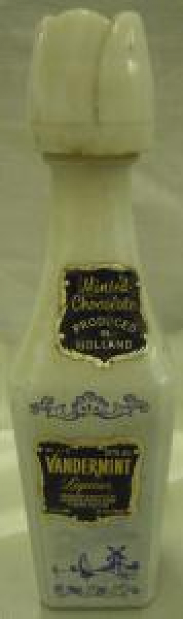 MİNYATÜR OPALİN İÇKİ ŞİŞESİ KOLEKSİYON VANDERMINT BOŞ ŞİŞE 