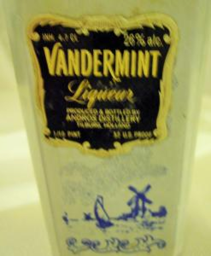 MİNYATÜR OPALİN İÇKİ ŞİŞESİ KOLEKSİYON VANDERMINT BOŞ ŞİŞE 