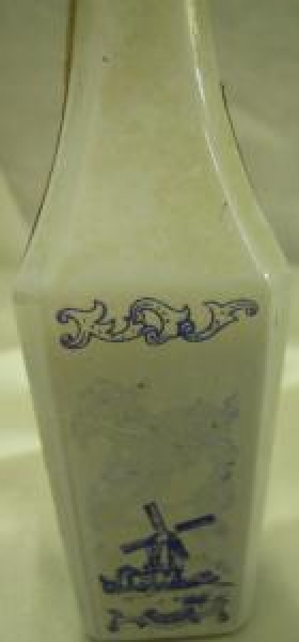 MİNYATÜR OPALİN İÇKİ ŞİŞESİ KOLEKSİYON VANDERMINT BOŞ ŞİŞE 