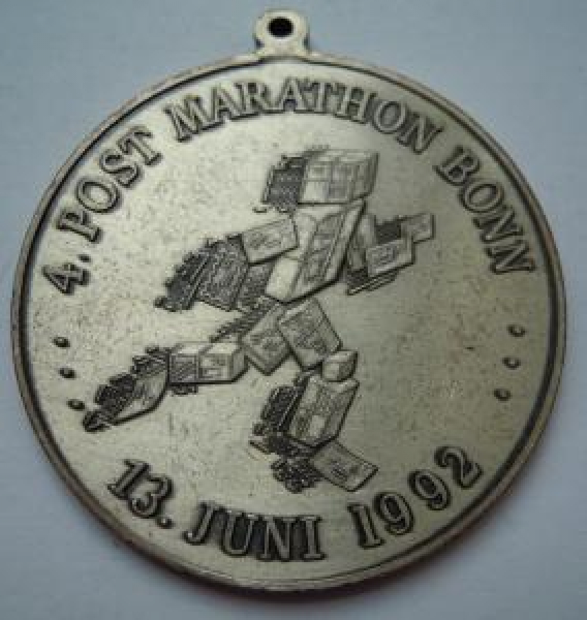 BONN 4, POST MARATHON BONN KOŞUSU MARATON MADALYASI 