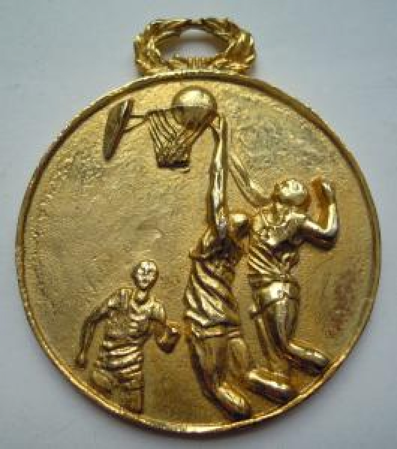 HILLSIDER BASKETBALL CUP 2001 30 HAZİRAN-10 TEMMUZ TURNUVA BİRİNCİSİ YAZILI MADALYA 