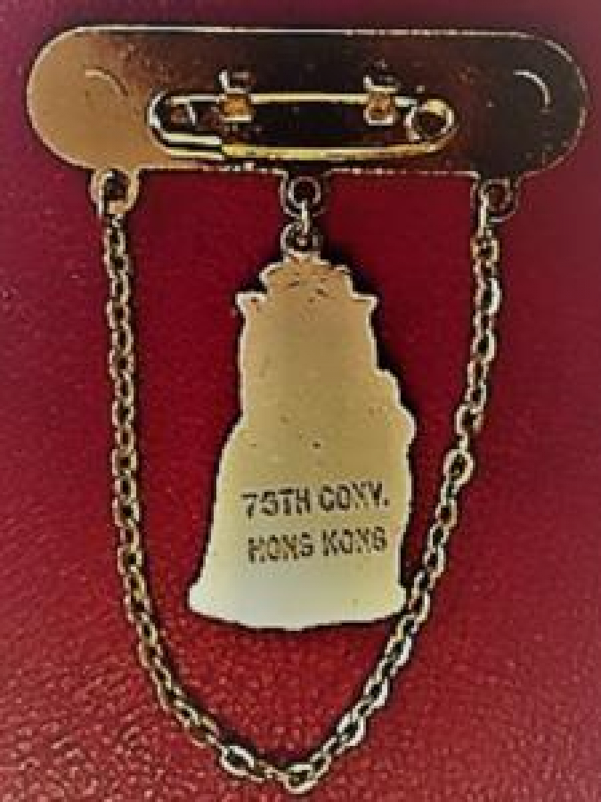 LİONS CLUP ROZET UZAK DOĞU TEMALI ORJİNAL 