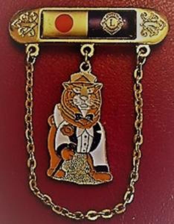 LİONS CLUP ROZET UZAK DOĞU TEMALI ORJİNAL 