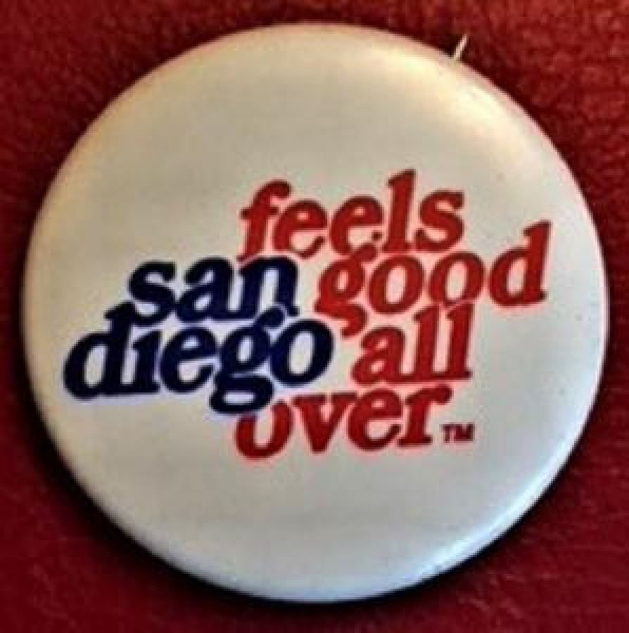 LİONS CLUP TENEKE SANDİEGO FEELS GOOD ALL OVER YAKA ROZETİ 