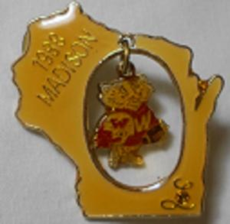 LİONS CLUP YAKA ROZET METAL ORJİNAL 1988 MADISON 