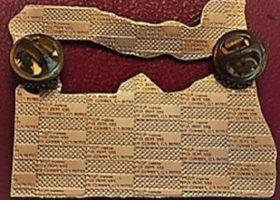 LİONS CLUP YAKA ROZET ORJİNAL METAL 1992 OREGON USA MD 36 